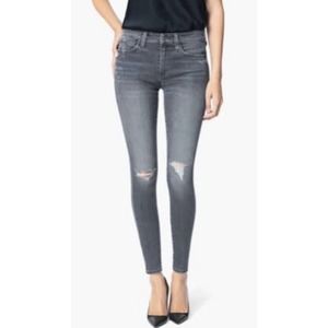 Joe's Jeans The Icon •24• Skinny Ankle in Night Fever Gray Destroyed Jeans